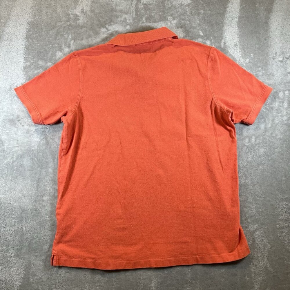 Vineyard Vines Polo Shirt Mens Size‎ Large Orange Coral Lightweight Cotton - Picture 2 of 8